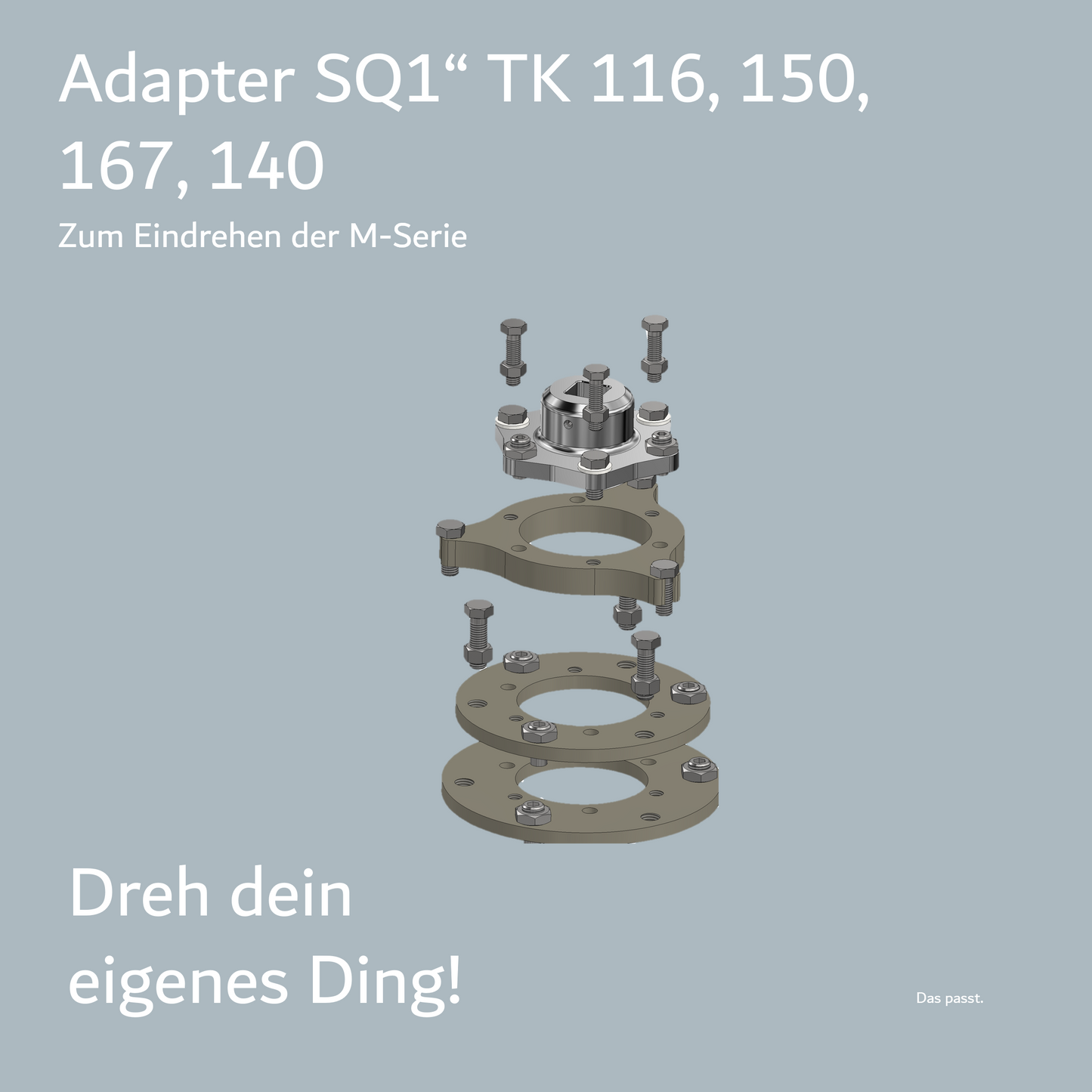 Adapter SQ1 TK" 116,150,167, E140 für M-Serie