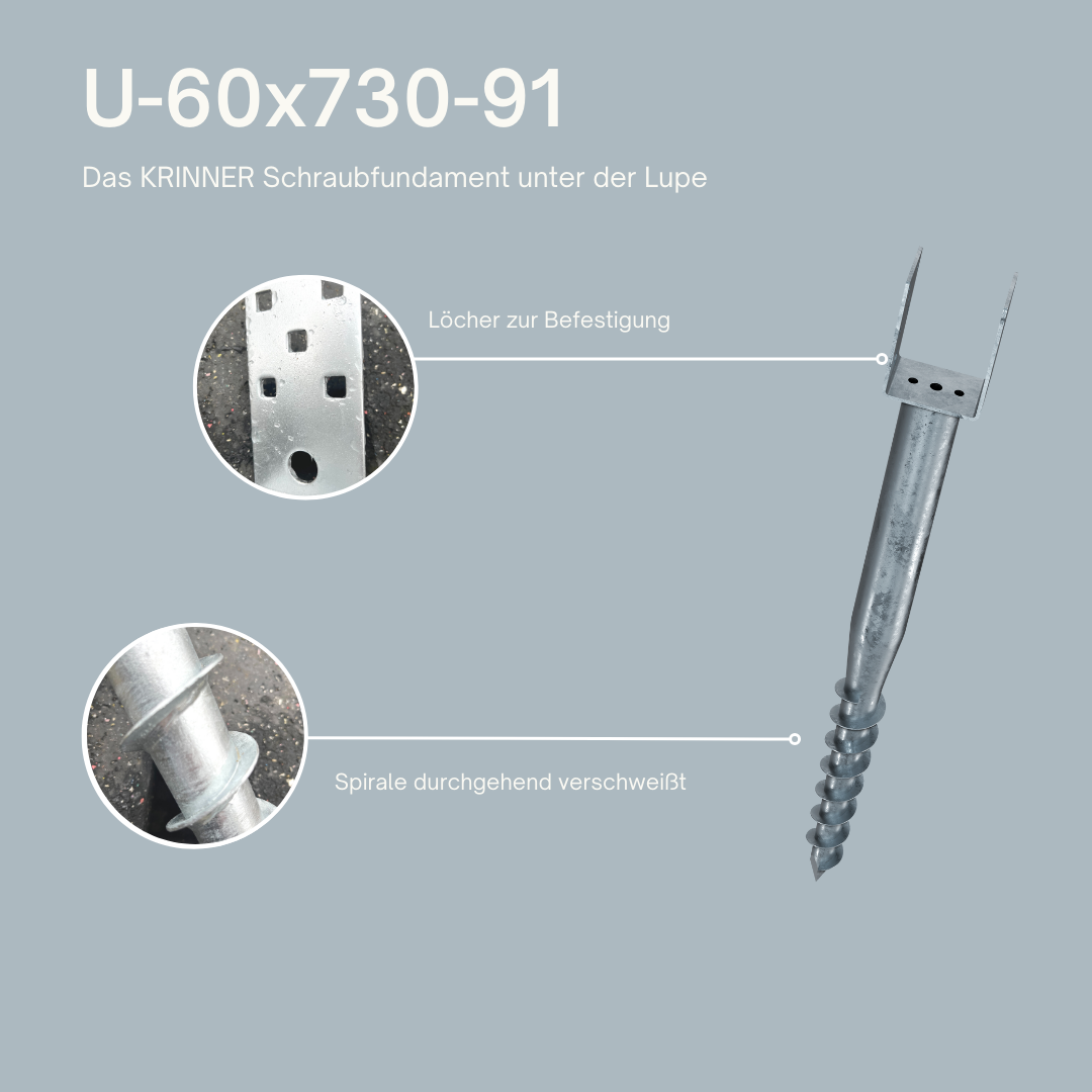 8 Stück: U 60x730-91